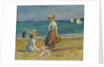 Figures on the Beach, 1890 by Pierre-Auguste Renoir