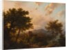 Sunset on the Rhine, 1853 by Barend Cornelis Koekkoek