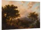 Sunset on the Rhine, 1853 by Barend Cornelis Koekkoek