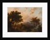 Sunset on the Rhine, 1853 by Barend Cornelis Koekkoek