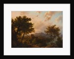 Sunset on the Rhine, 1853 by Barend Cornelis Koekkoek