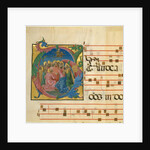 Manuscript Illumination with the Assumption of the Virgin in an Initial G, 1450-60 by Cosmè Tura