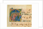 Manuscript Illumination with the Assumption of the Virgin in an Initial G, 1450-60 by Cosmè Tura