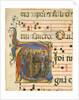 Manuscript Illumination with All Saints in an Initial V, from an Antiphonary, 1450-60 by Cosmè Tura