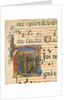 Manuscript Illumination with All Saints in an Initial V, from an Antiphonary, 1450-60 by Cosmè Tura