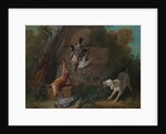 Dog Guarding Dead Game, 1753 by Jean-Baptiste Oudry