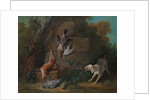Dog Guarding Dead Game, 1753 by Jean-Baptiste Oudry