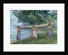 Girls Carrying a Canoe, Vaiala in Samoa, 1891 by John La Farge