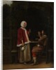 A Woman and Two Men in an Arbor, ca. 1657-58 by Pieter de Hooch