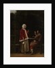 A Woman and Two Men in an Arbor, ca. 1657-58 by Pieter de Hooch