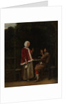 A Woman and Two Men in an Arbor, ca. 1657-58 by Pieter de Hooch