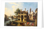 View of the Brenta, near Dolo, late 18th century by Giovanni Battista Cimaroli