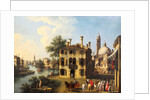 View of the Brenta, near Dolo, late 18th century by Giovanni Battista Cimaroli