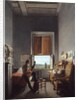 Léon Pallière in His Room at the Villa Medici, Rome, 1817 by Jean Alaux