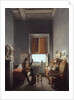 Léon Pallière in His Room at the Villa Medici, Rome, 1817 by Jean Alaux