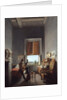 Léon Pallière in His Room at the Villa Medici, Rome, 1817 by Jean Alaux