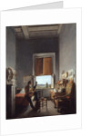 Léon Pallière in His Room at the Villa Medici, Rome, 1817 by Jean Alaux