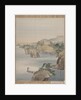 River Scene with Rocky Hills in Background, 1868 by Gyokusho Kawabata