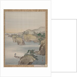 River Scene with Rocky Hills in Background, 1868 by Gyokusho Kawabata