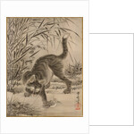 Cat Catching a Frog, ca. 1887 by Kawanabe Kyosai