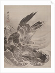 Eagle Attacking Fish, ca. 1887 by Kawanabe Kyosai