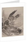 Eagle Attacking Fish, ca. 1887 by Kawanabe Kyosai