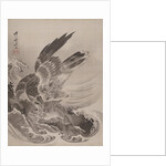 Eagle Attacking Fish, ca. 1887 by Kawanabe Kyosai