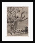 Fox Catching Bird, ca. 1887 by Kawanabe Kyosai
