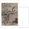 Fox Catching Bird, ca. 1887 by Kawanabe Kyosai