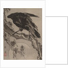 Crow and the Moon, ca. 1887 by Kawanabe Kyosai