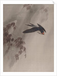 A Swallow in the Rain, ca. 1891-92 by Okada Baison