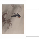 A Swallow in the Rain, ca. 1891-92 by Okada Baison