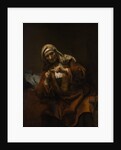Old Woman Cutting Her Nails, ca. 1655-60 by Style of Rembrandt
