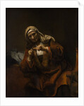 Old Woman Cutting Her Nails, ca. 1655-60 by Style of Rembrandt