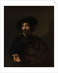 Man with a Steel Gorget by Style of Rembrandt