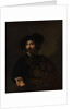 Man with a Steel Gorget by Style of Rembrandt