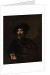 Man with a Steel Gorget by Style of Rembrandt