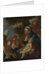 The Holy Family with Angels, ca. 1700 by Sebastiano Ricci