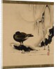 Lacquer Paintings of Various Subjects: Bird and Willow in Snow, 1882 by Shibata Zeshin