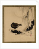 Lacquer Paintings of Various Subjects: Bird and Willow in Snow, 1882 by Shibata Zeshin