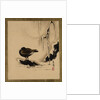 Lacquer Paintings of Various Subjects: Bird and Willow in Snow, 1882 by Shibata Zeshin