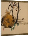 Lacquer Paintings of Various Subjects: Snow Shelter for a Tree with Sparrow, 1882 by Shibata Zeshin