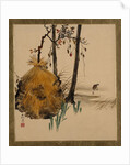 Lacquer Paintings of Various Subjects: Snow Shelter for a Tree with Sparrow, 1882 by Shibata Zeshin