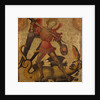 Saint Michael and the Dragon, ca. 1405 by Spanish Painter