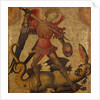 Saint Michael and the Dragon, ca. 1405 by Spanish Painter