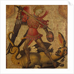 Saint Michael and the Dragon, ca. 1405 by Spanish Painter