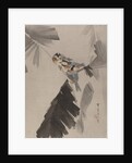 Three Birds on Branch, ca. 1887 by Watanabe Seitei