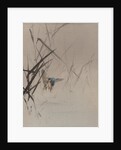 Bird Catching Fish Among Reeds, ca. 1887 by Watanabe Seitei