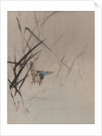 Bird Catching Fish Among Reeds, ca. 1887 by Watanabe Seitei