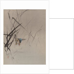 Bird Catching Fish Among Reeds, ca. 1887 by Watanabe Seitei